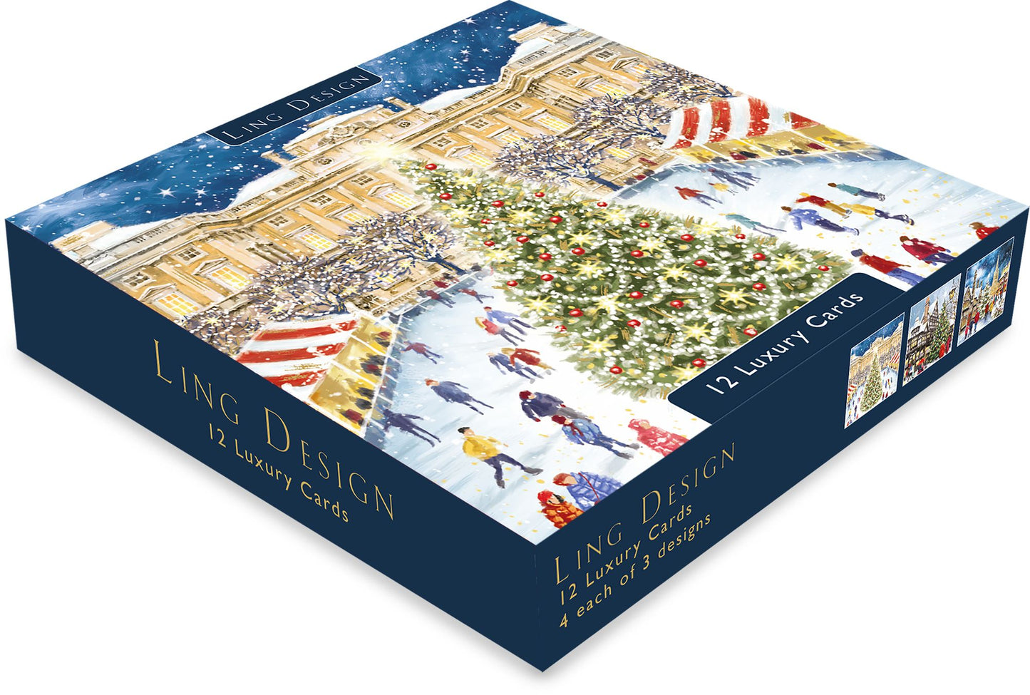 Winter Scenes 12 Deluxe Boxed Cards