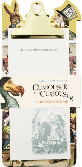 Alice in Wonderland Clipboard and List Pad