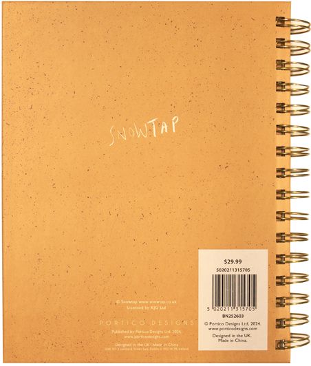 2025-2026 Snowtap Bookish 17m Weekly Wiro Planner