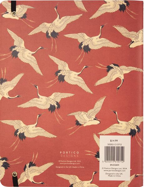 2025-2026 Japanese Art 17m Montthly Flexi Planner
