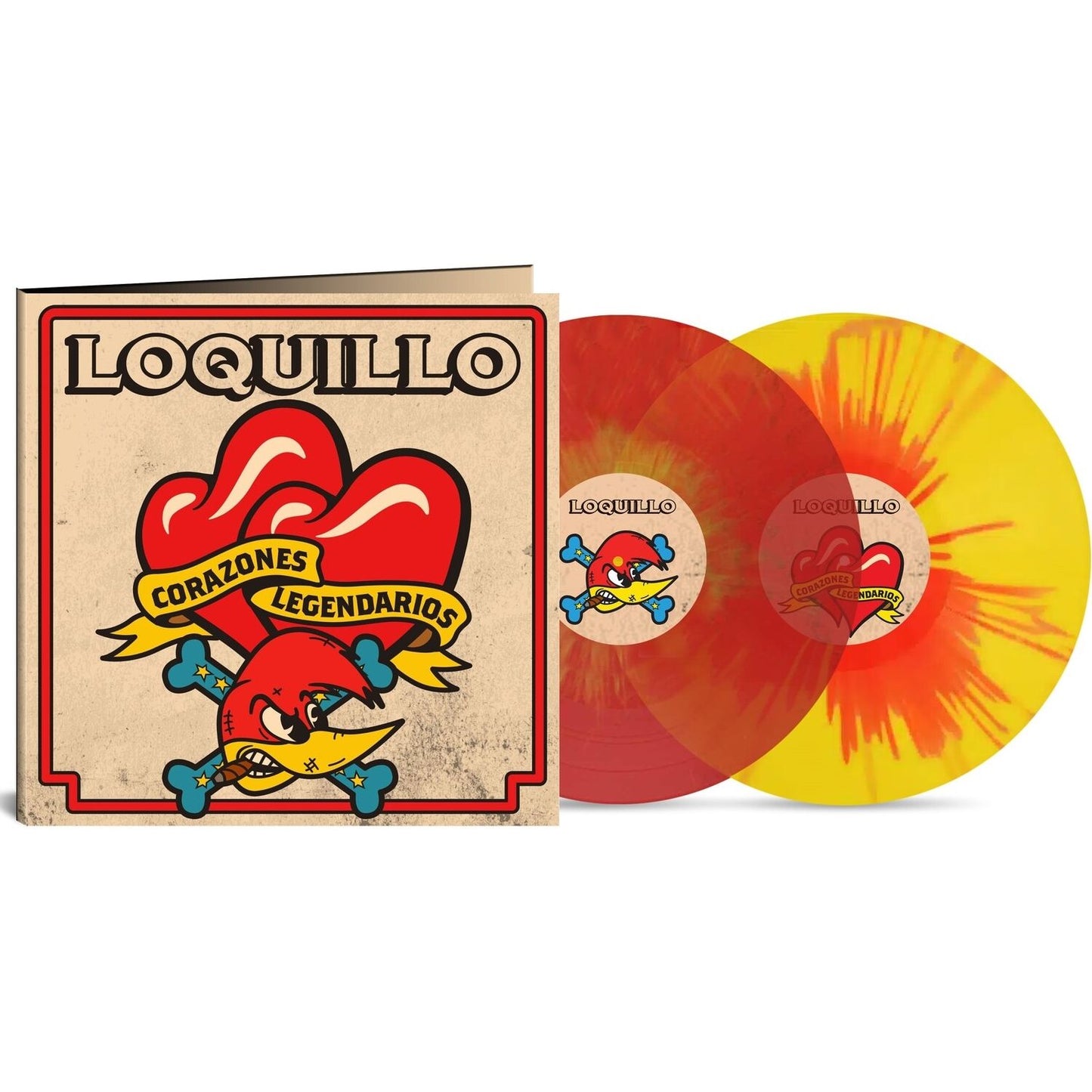 Corazones Legendarios - Red & Yellow Splatter (Loquillo)