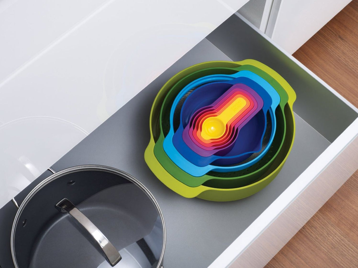 Nest Plus Multi Color Food Preparation Set of 9