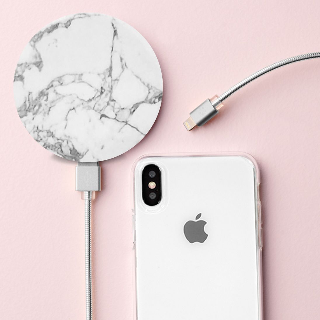 Endscene Marble Portable Charger w/Mirror