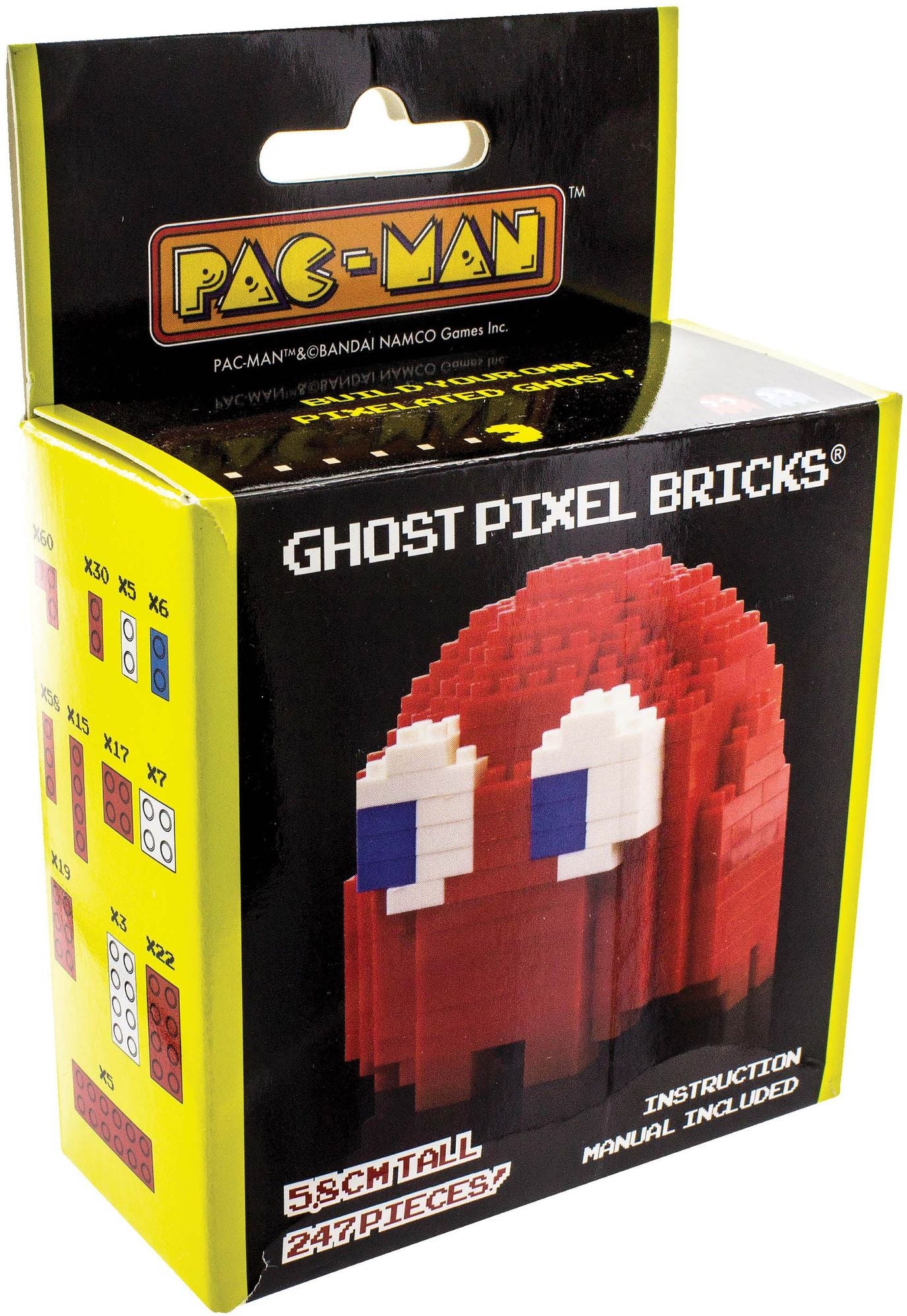 Ghost Pacman pixel bricks