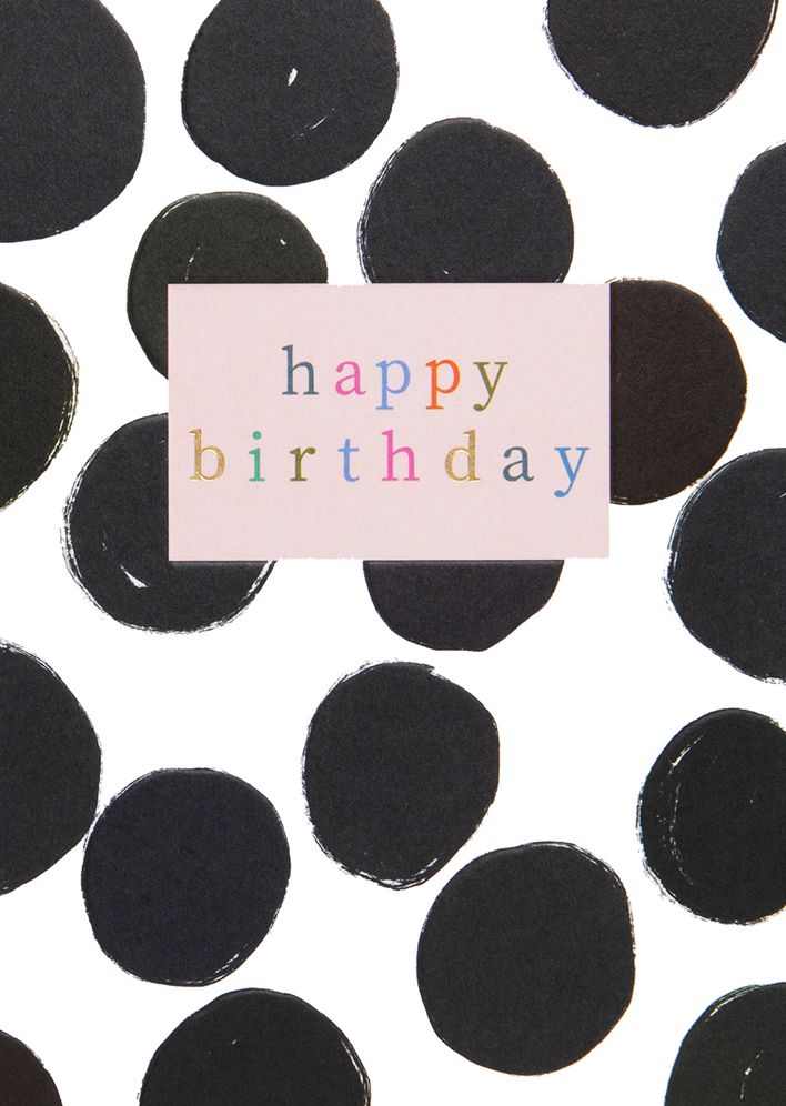 BDAY Polka Dots