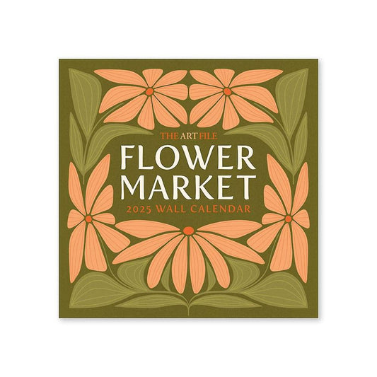 2025 FLOWER MARKET WALL CALENDAR