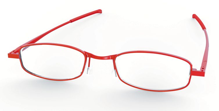 Compact Lenses Flat-Folding Reading Glasses Chilli/Red 1.0