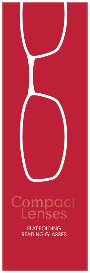 Compact Lenses Flat-Folding Reading Glasses Chilli/Red 1.0