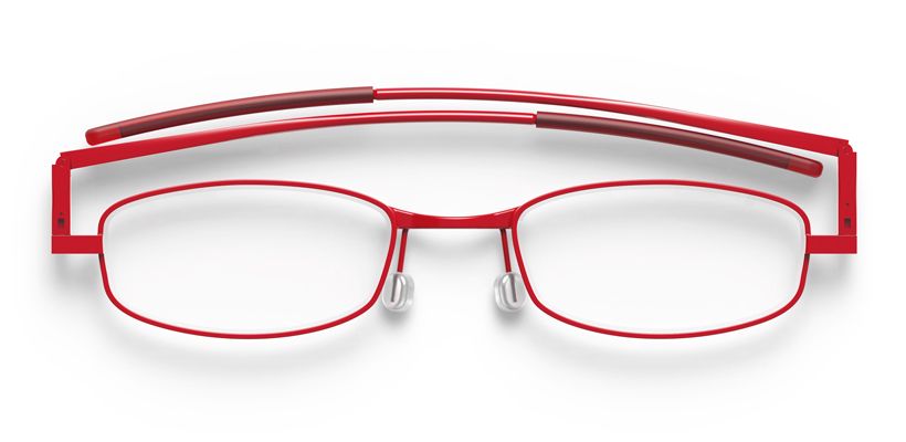 Compact Lenses Flat-Folding Reading Glasses Chilli/Red 2.0