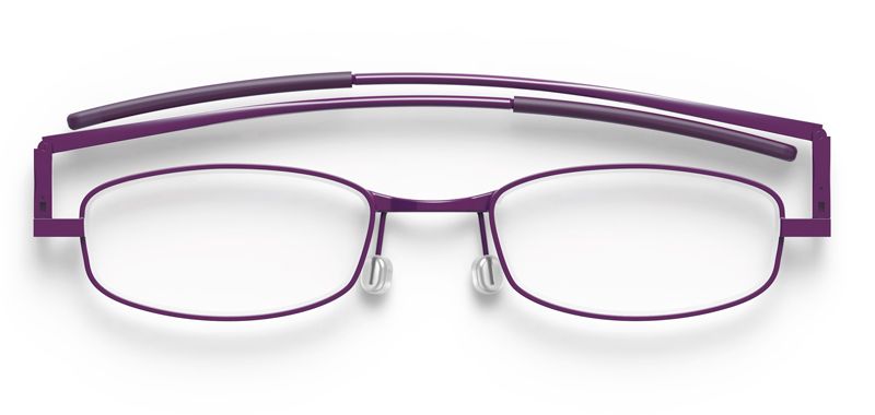 Compact Lenses Flat-Folding Reading Glasses Orchid/Purple 1.5