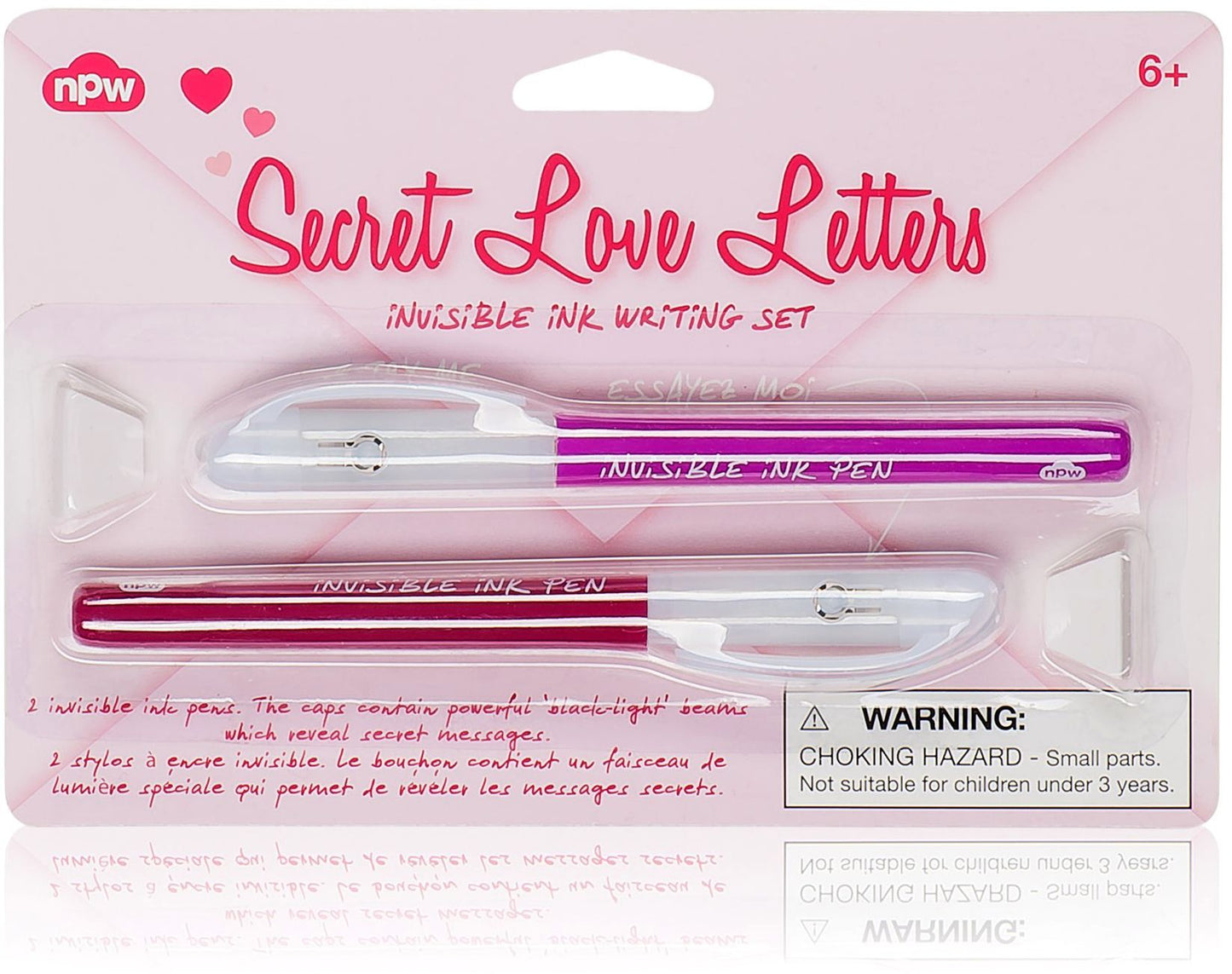 Love Letters Invisible Ink Writing Set