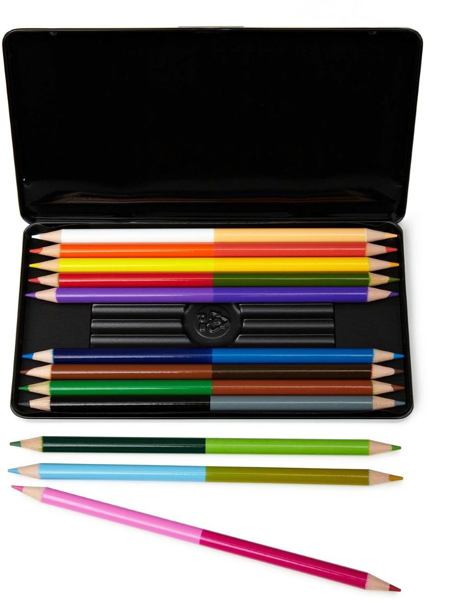 50/50 Colored Pencils in Tin