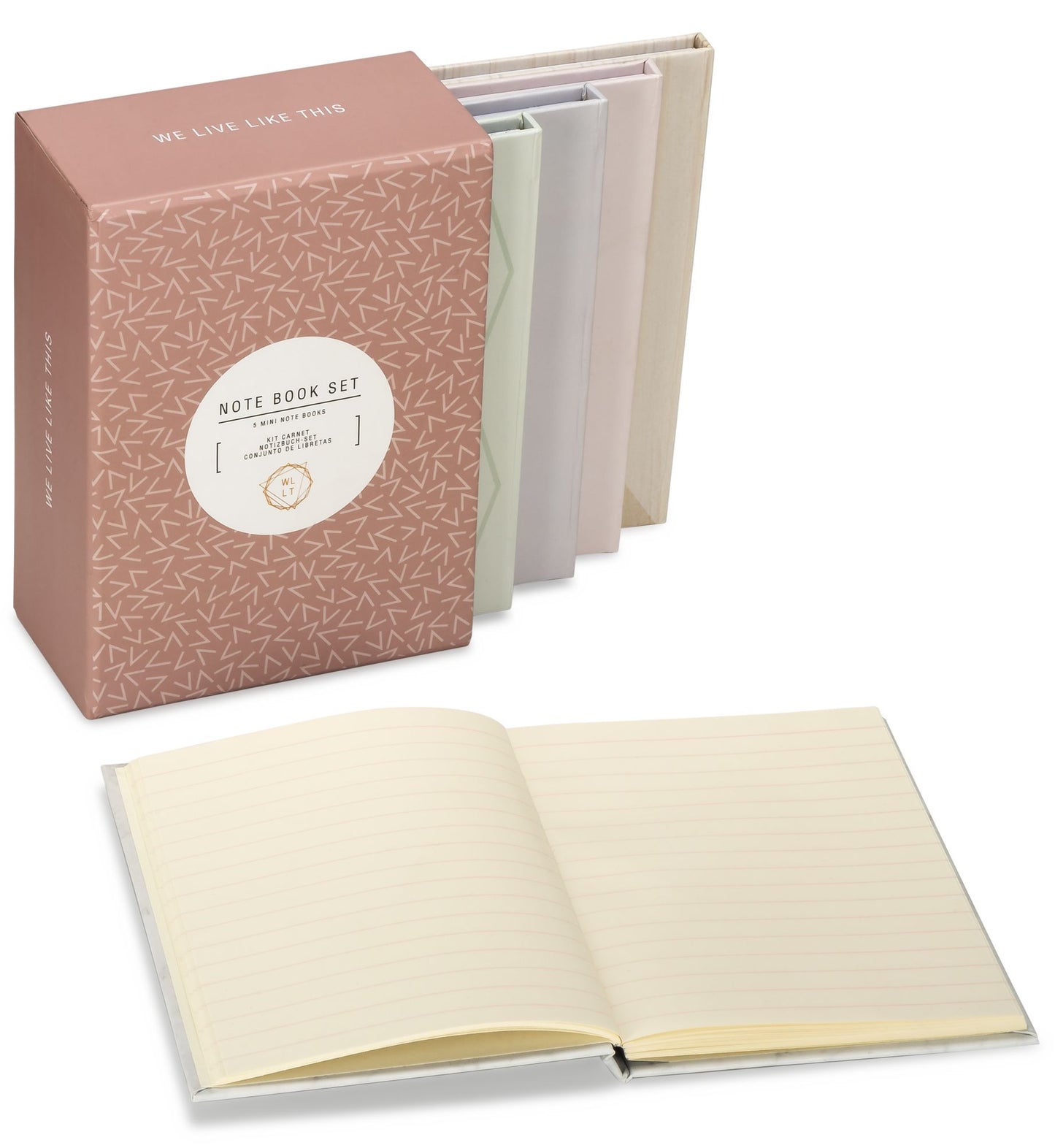 We Live Like This Mini Notebook Set