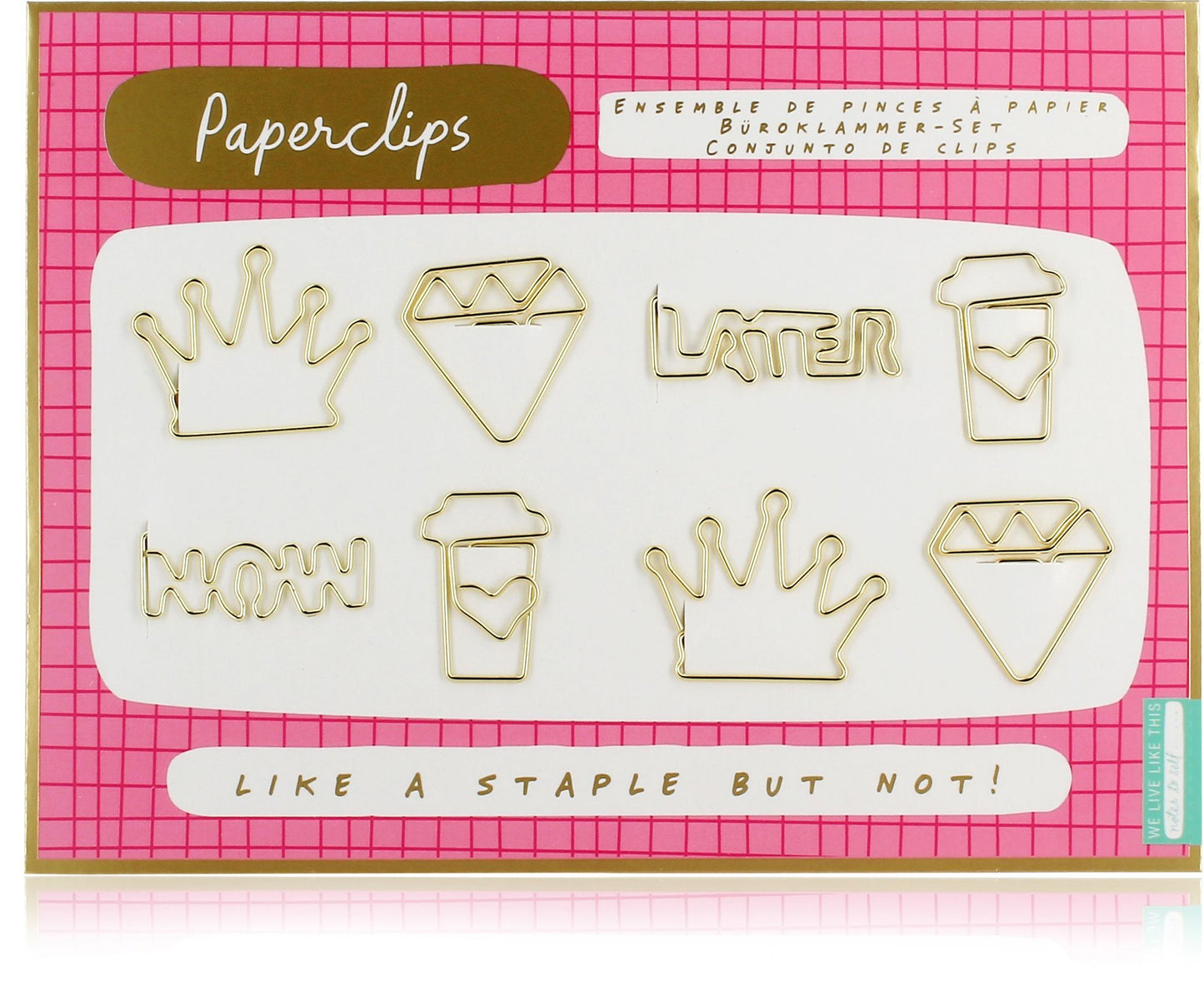 Notes To Self - Fancy Paper Clips 8Pcs