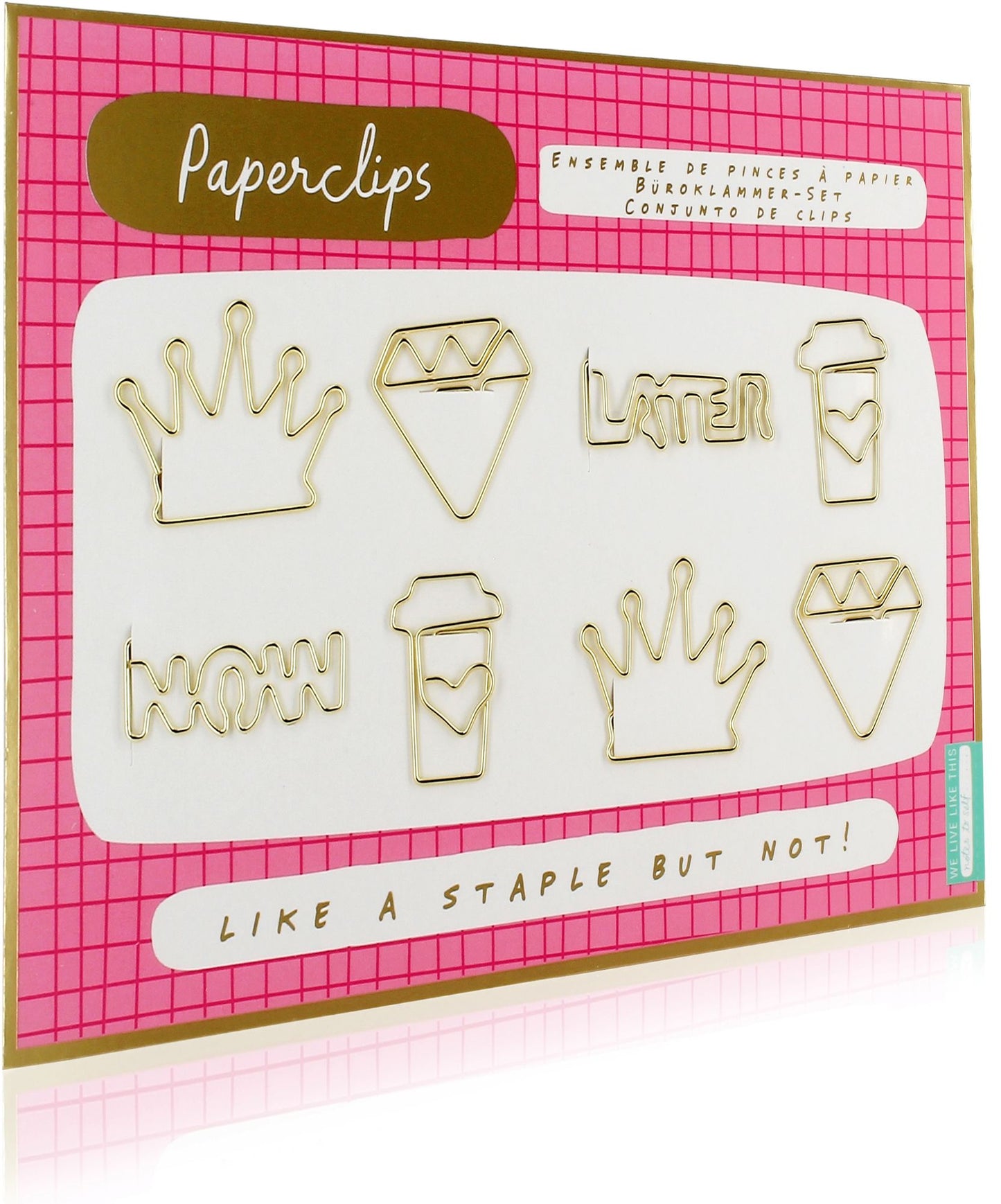 Notes To Self - Fancy Paper Clips 8Pcs
