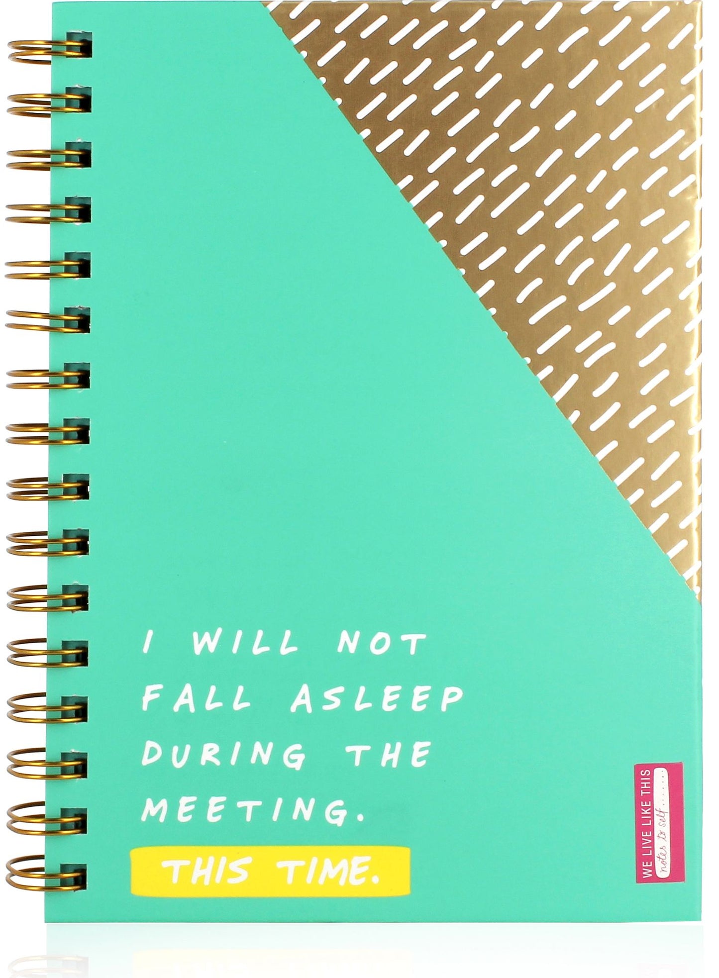 Notes To Self - 'I Will Not Fall Asleep' Notebook