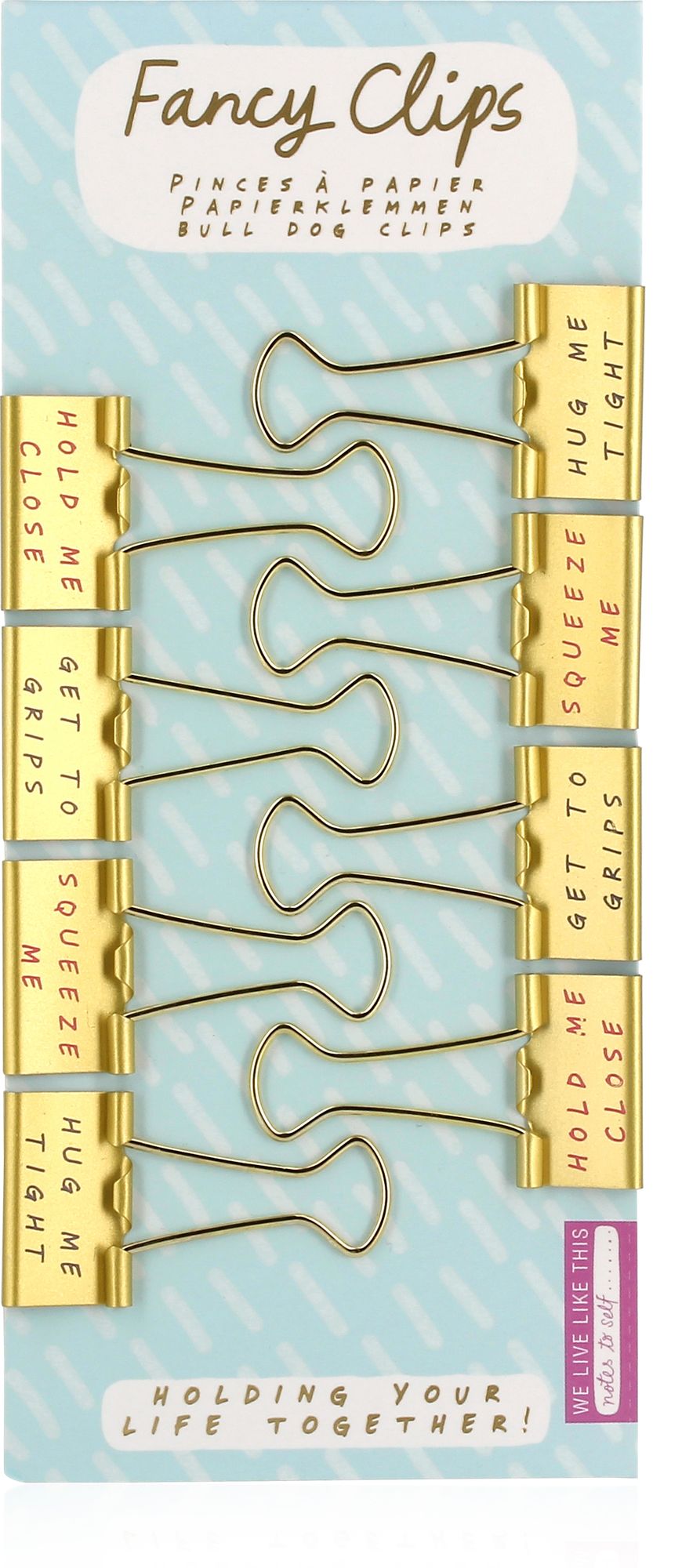 Notes To Self - Bulldog Clips 8Pcs