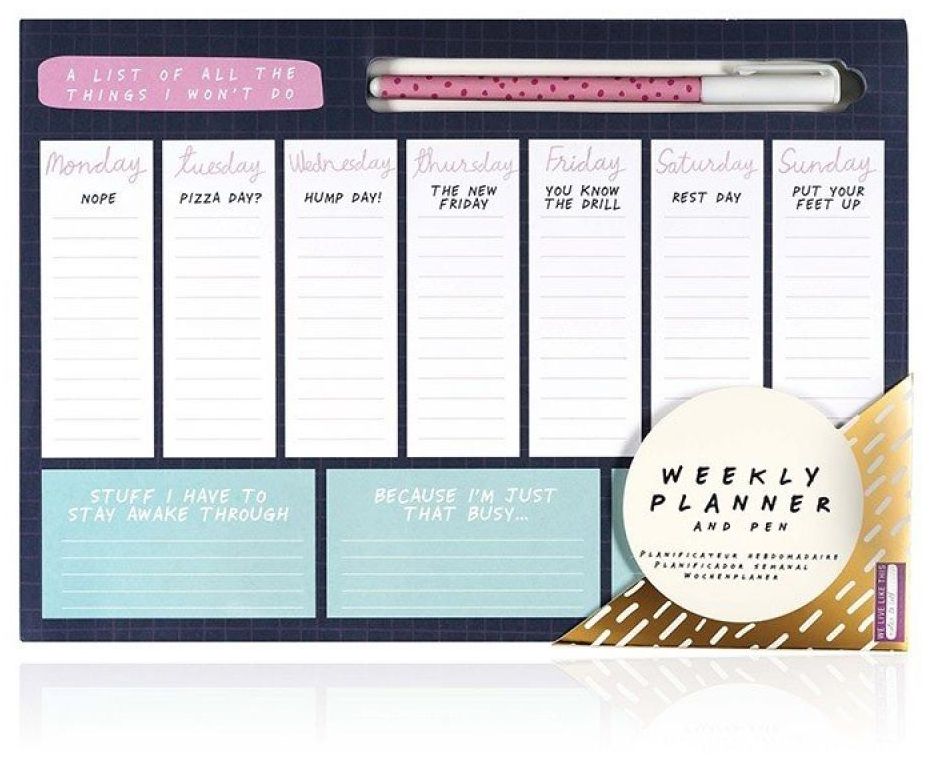 Notes To Self - Weekly Planner+Pen