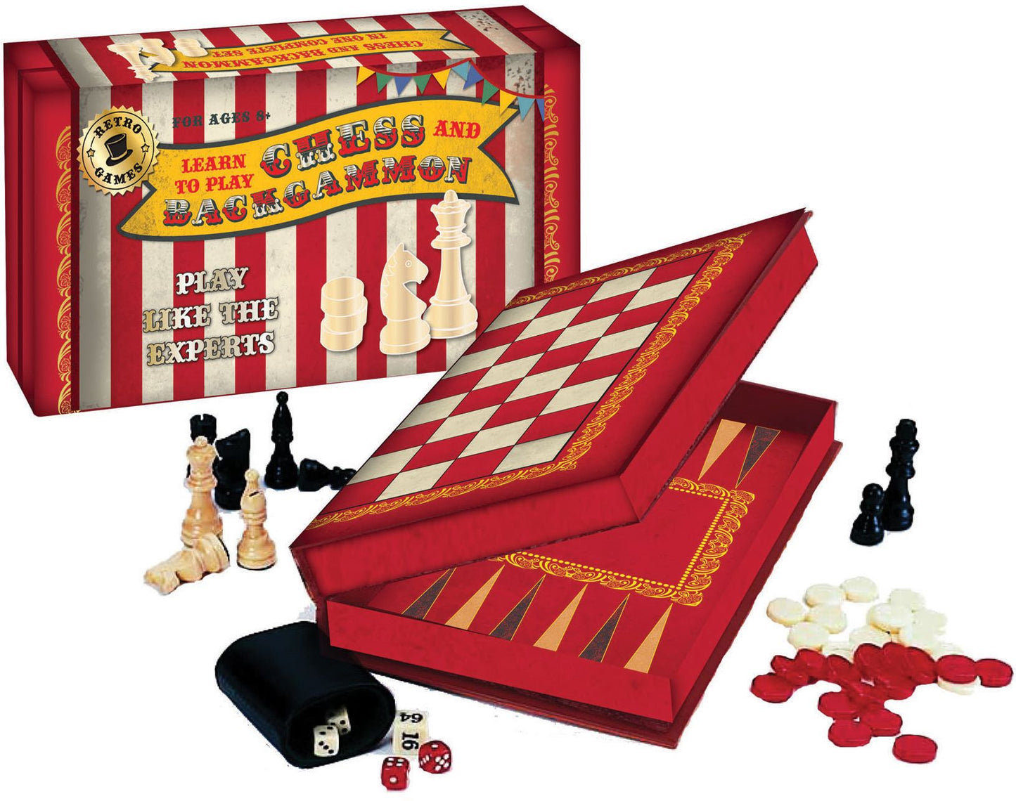 Retro Games Chess and Backgammon