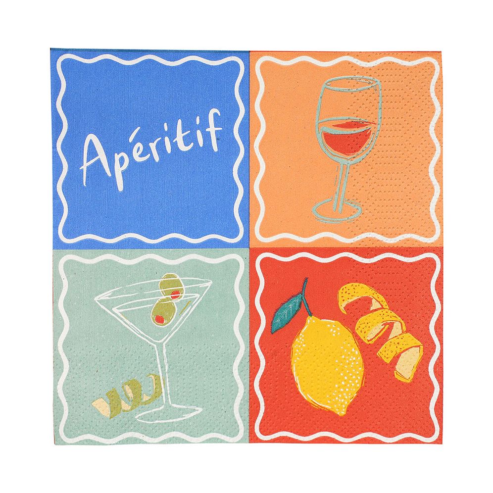 Bon Appetit Cocktail Napkin S/20