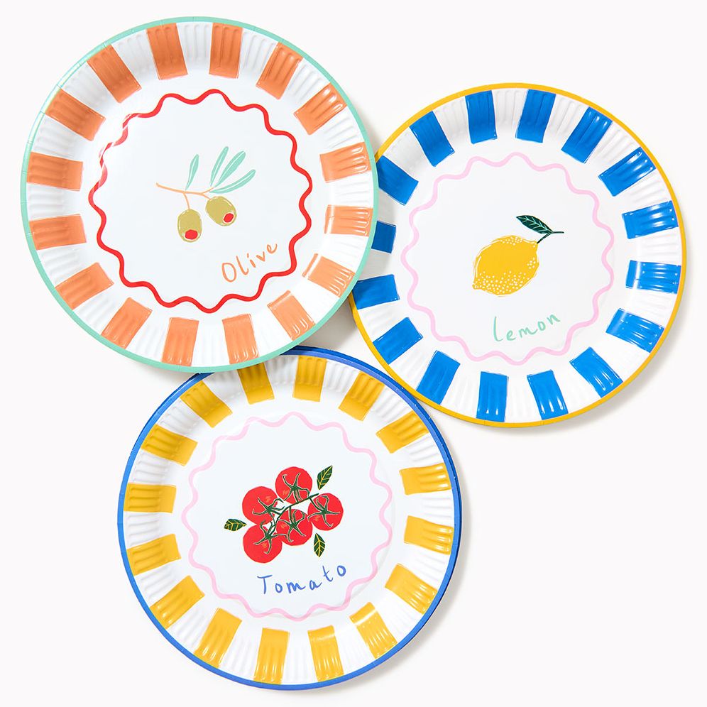 Bon Appetit Paper Plate S/12