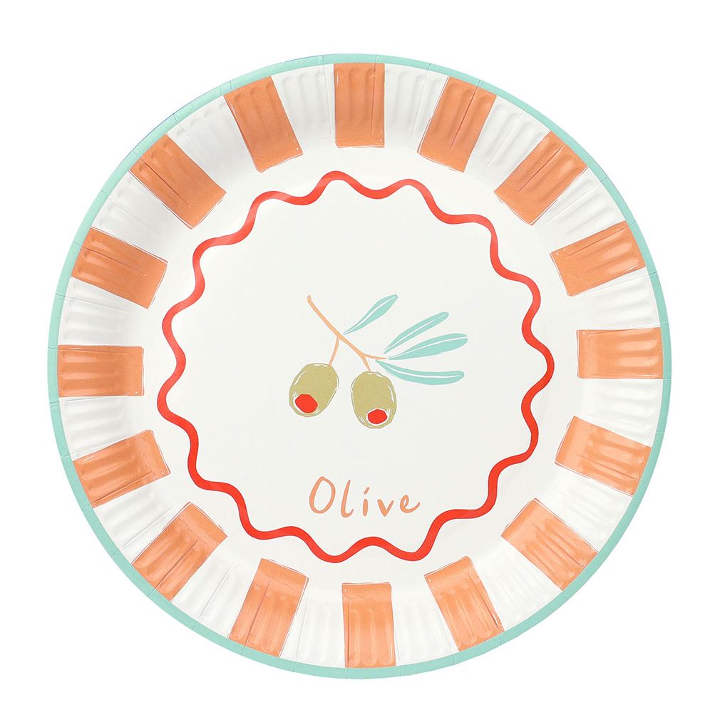 Bon Appetit Paper Plate S/12