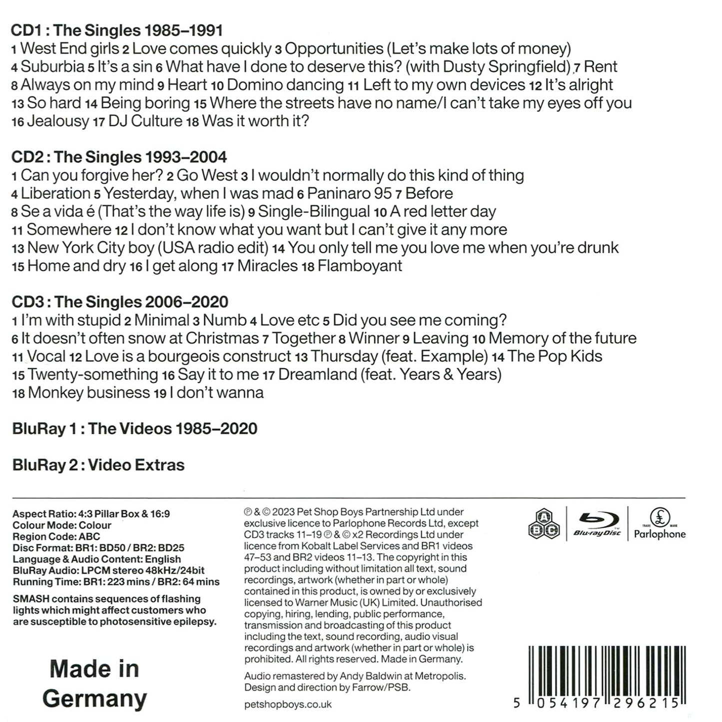 Smash - The Singles 1985-2020