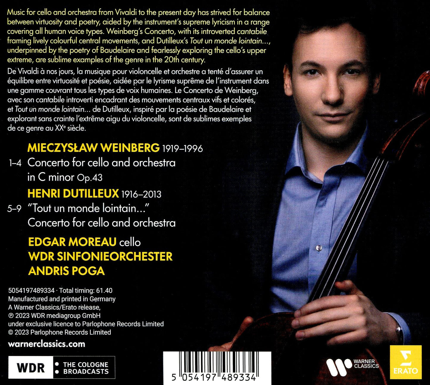 Weinberg & Dutilleux: Concerti (Dig)