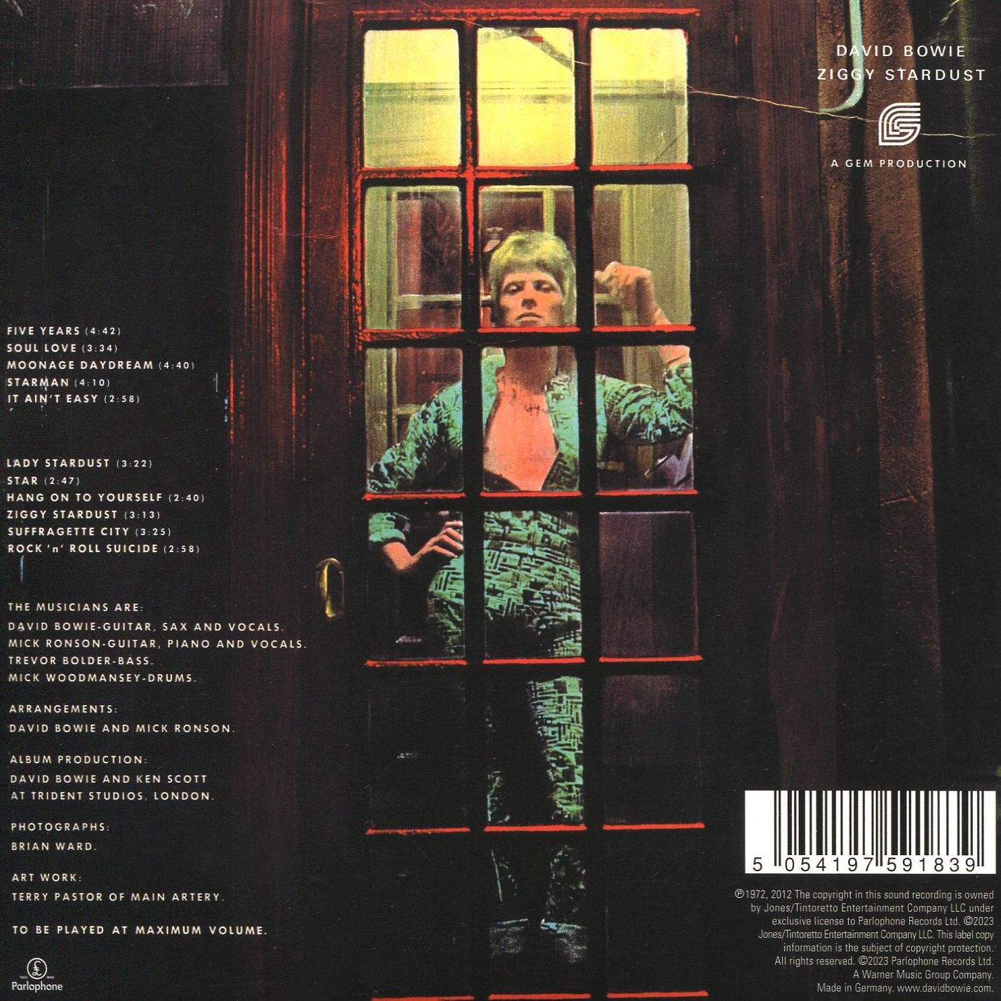 Rise And Fall Of Ziggy Stardust And The Spiders (David Bowie)