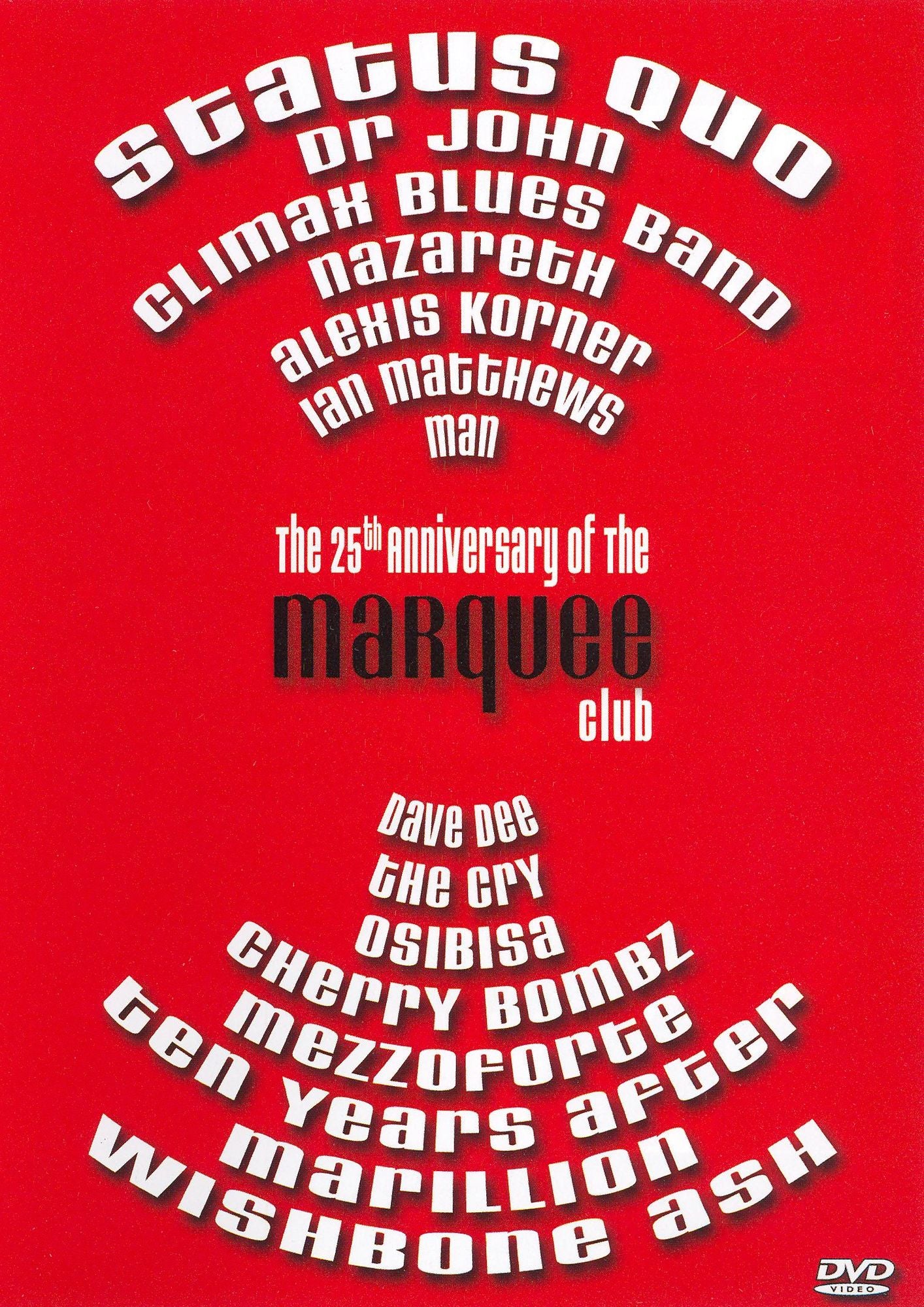 The 25th Anniversary of the Marquee Club