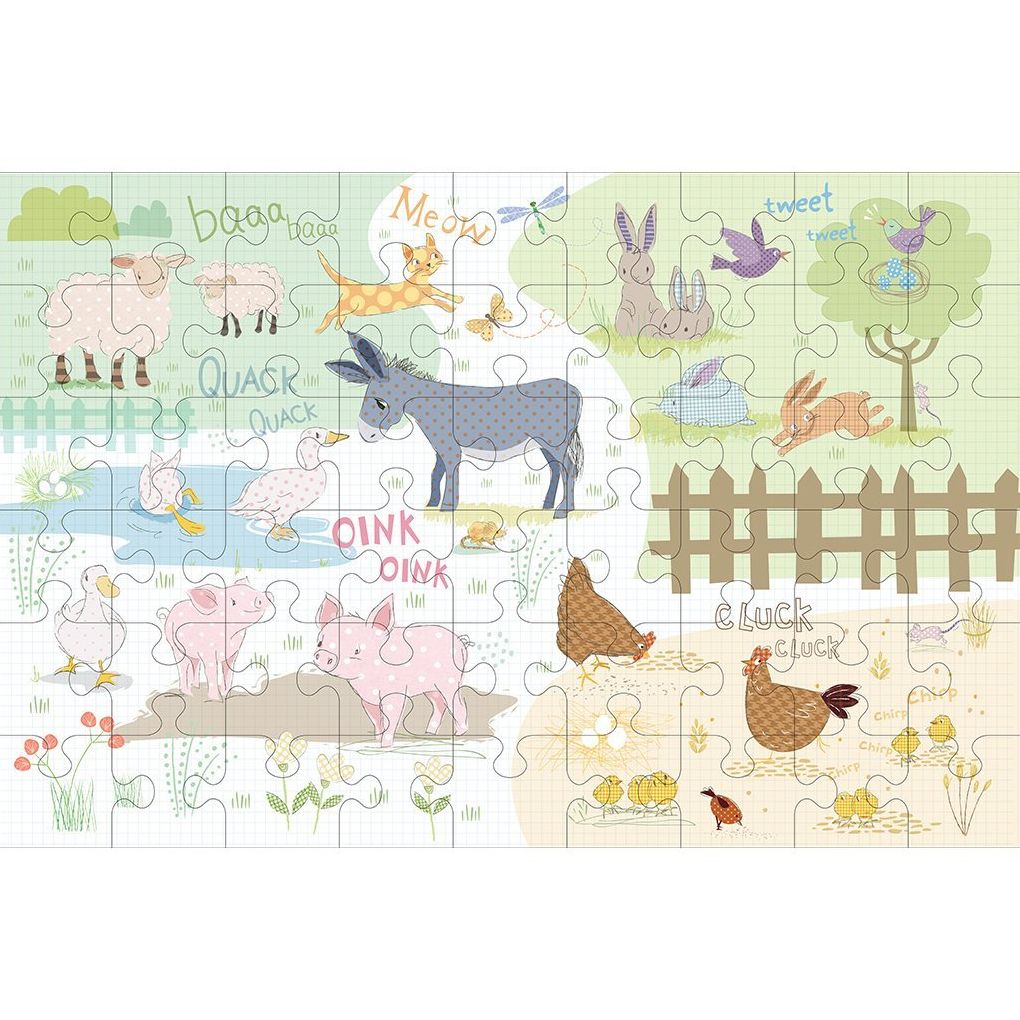 54 piece Farmyard Floor Puzzle
