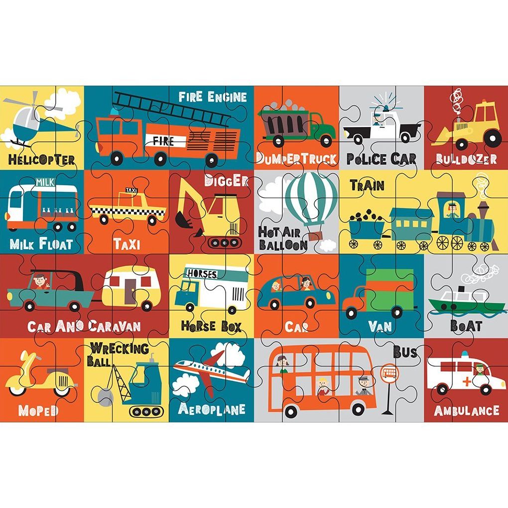 54 piece Transport Floor Puzzle