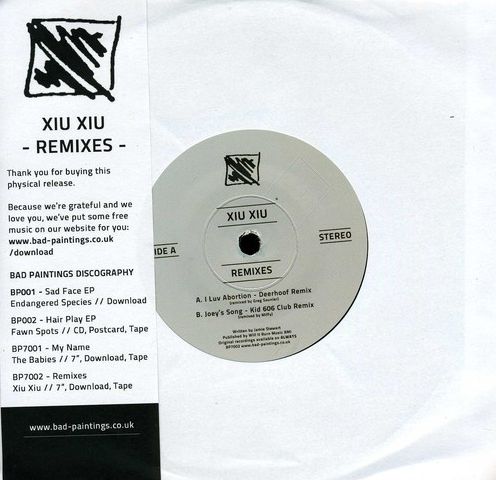 I Luv Abortion (Deerhoof Remix)/joeys Song (Kid 606 Remix)