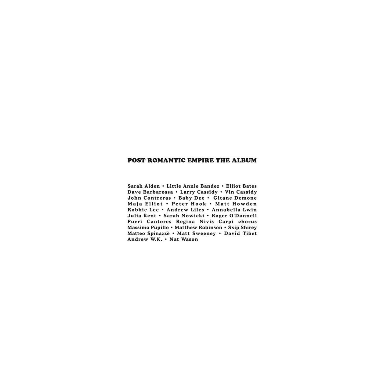 The Post Romantic Empire Album