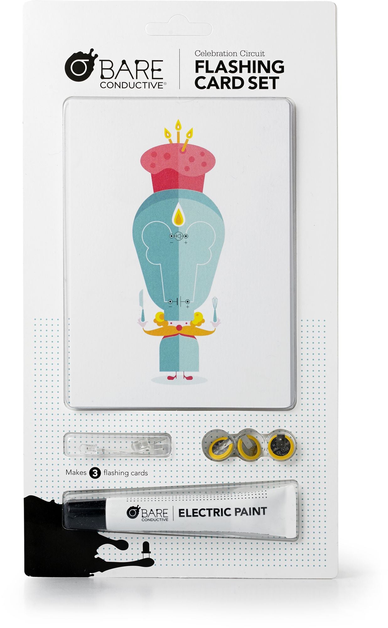 Flashing Card Set Celebration Circuit