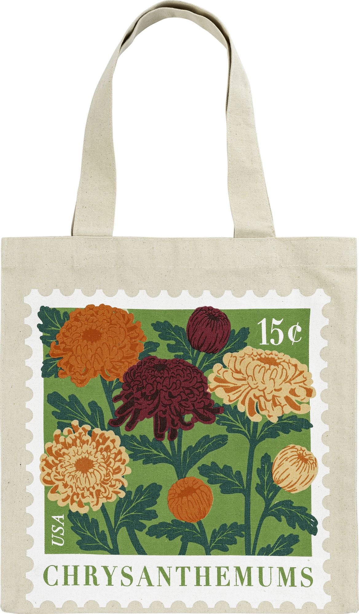 Chrysanthemums Canvas Tote Exclusive