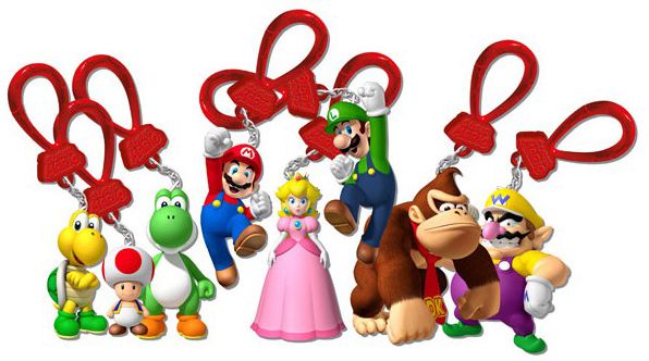 MARIO AND FRIENDS FIGURE HANGERS