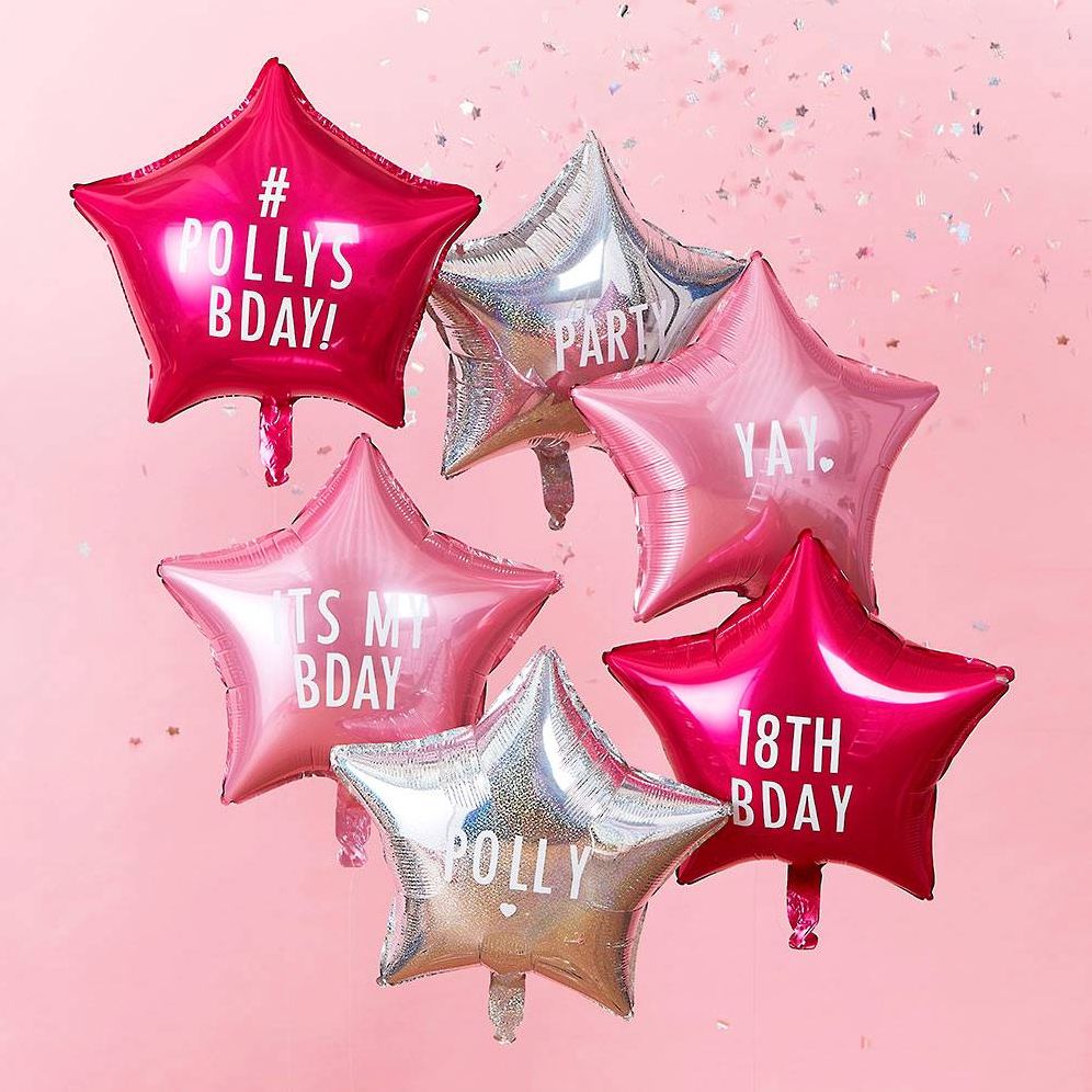 DIY Cutomizable Foil Star Balloons