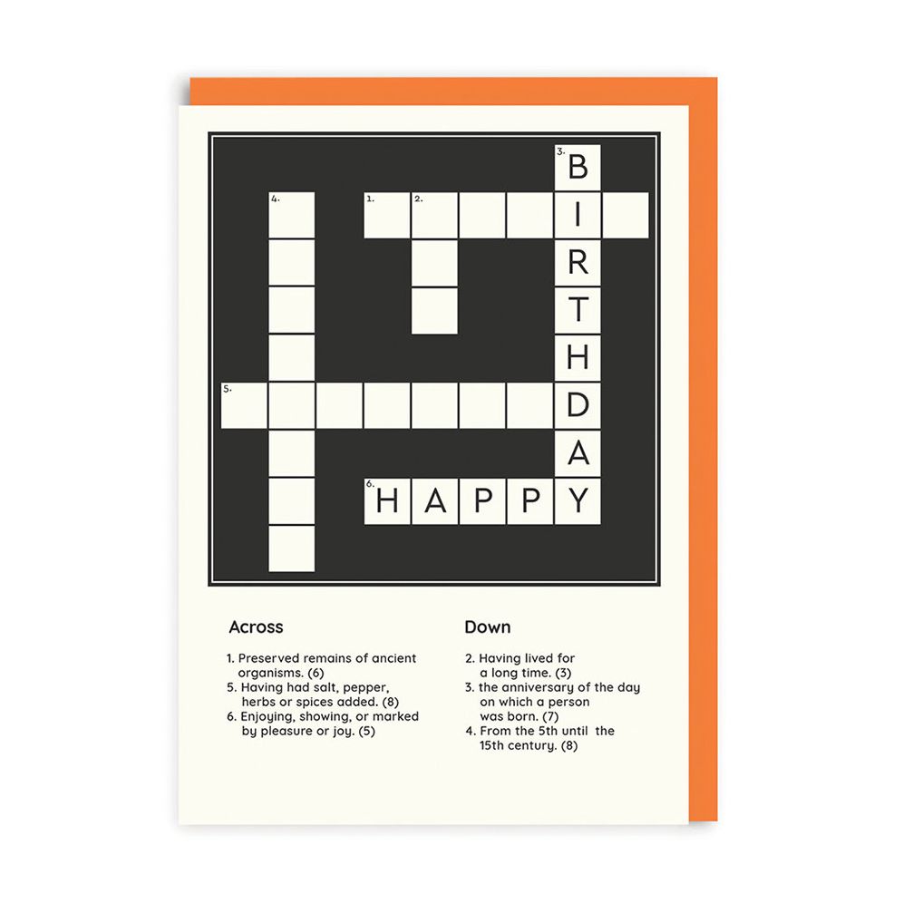 BDAY Crossword