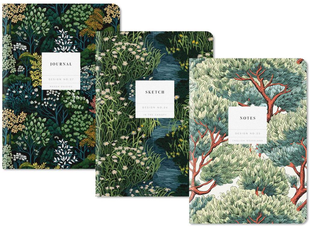 Set No.6. 3 Pack Stitched Notebooks