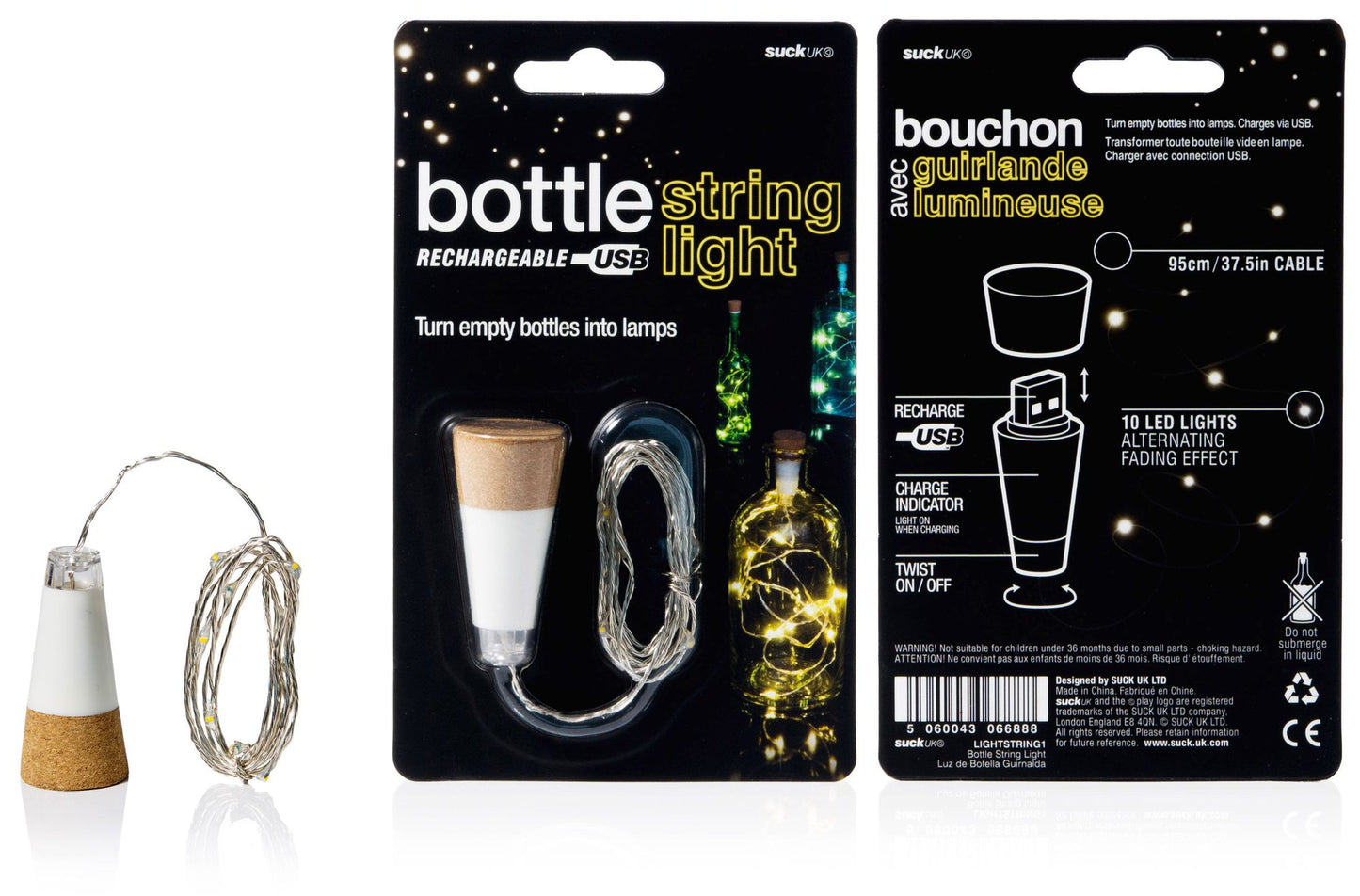 String Rechargeable Bottle Light