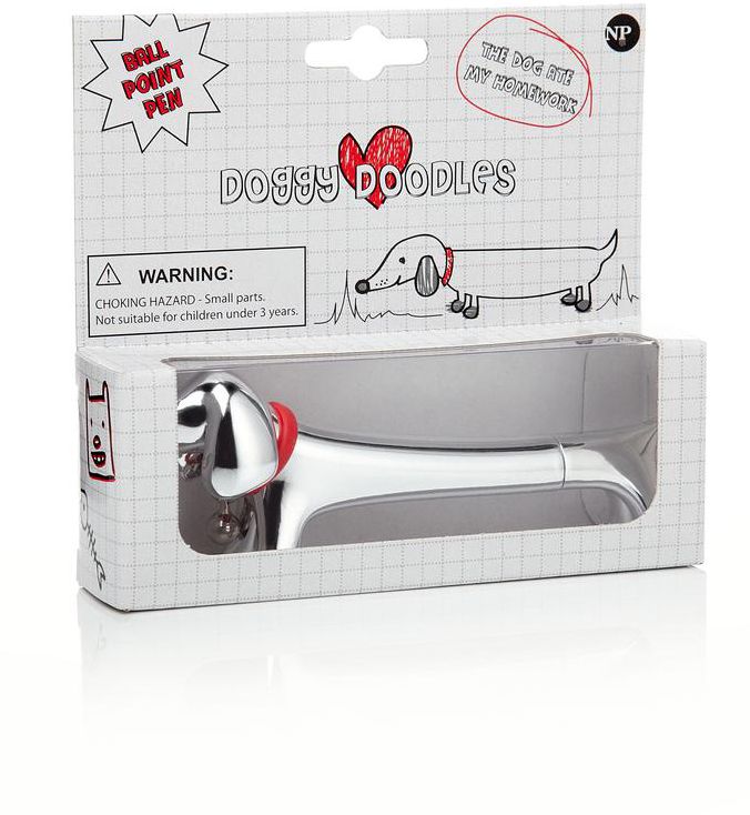 Dog Doodles Pen Silver