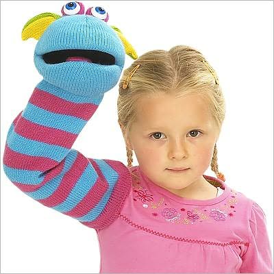 Scorch Knitted Puppet
