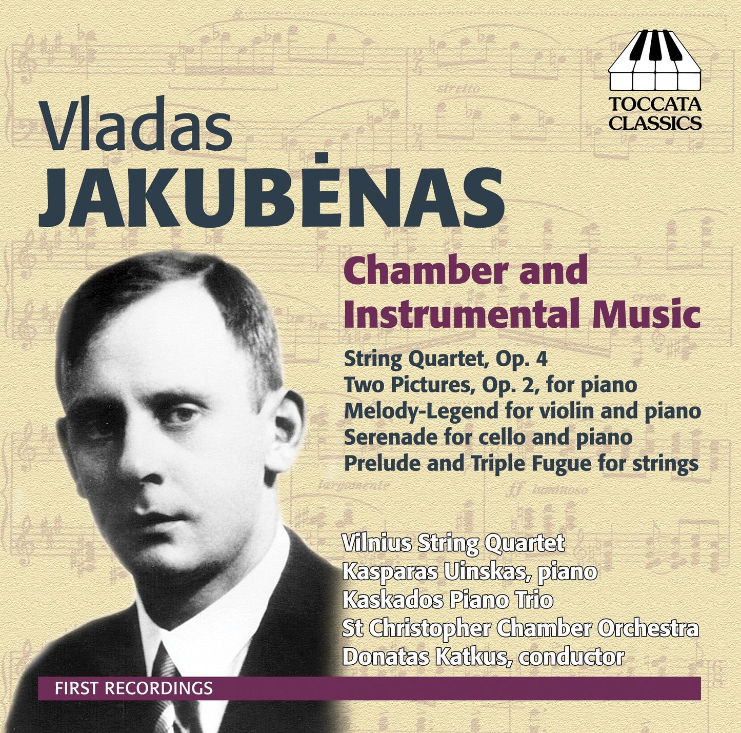 Vladas Jakubènas: Chamber And Instrumental Music