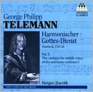 Telemann: Harmonischer Gottes-Dienst, Vol. 2: The Cantatas for Middle Voice, Violin and Basso Continuo I