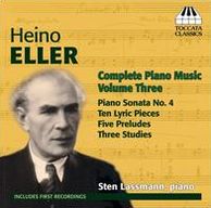Heino Eller: Piano Music, Vol. 3