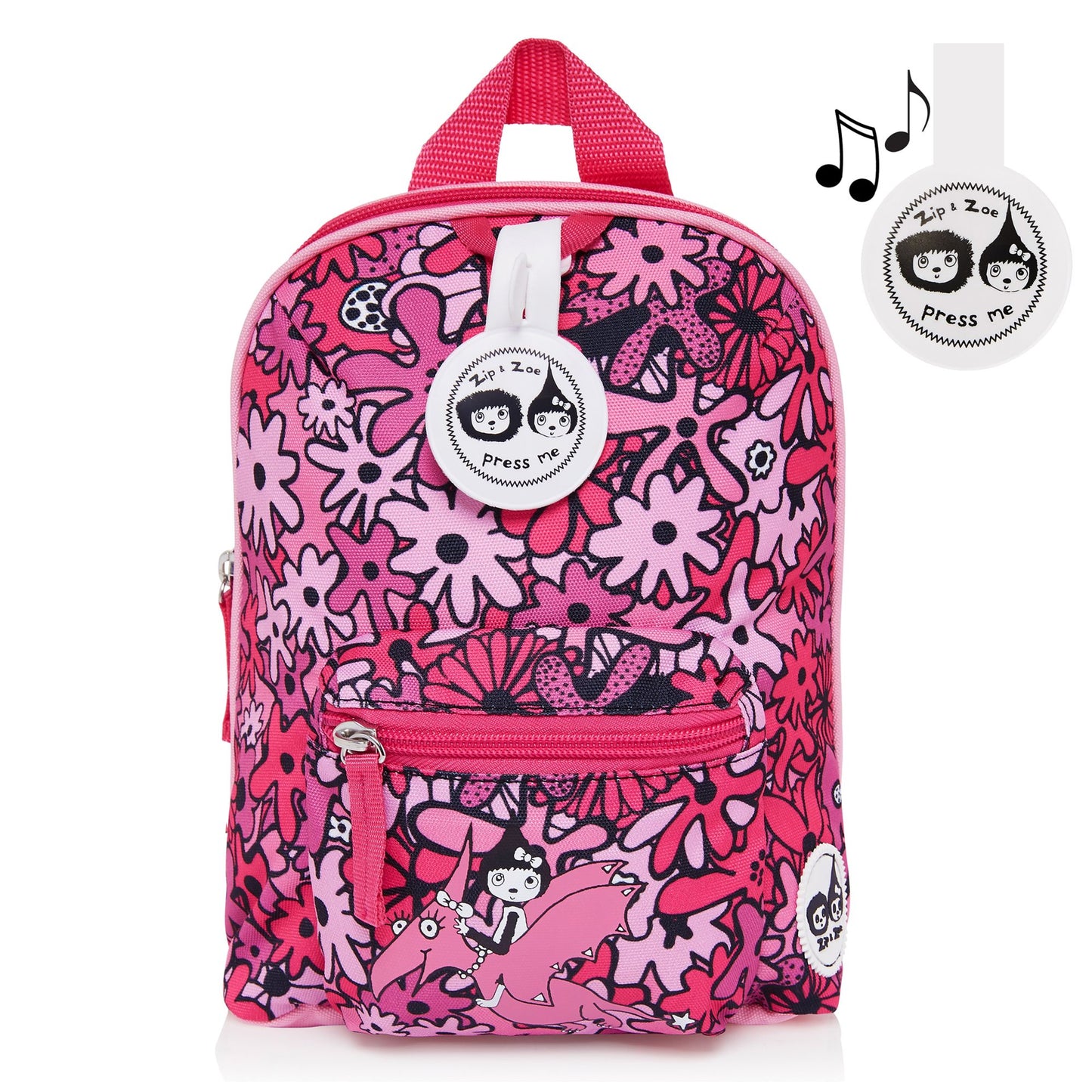 Zip & Zoe Mini Backpack Floral - Pink