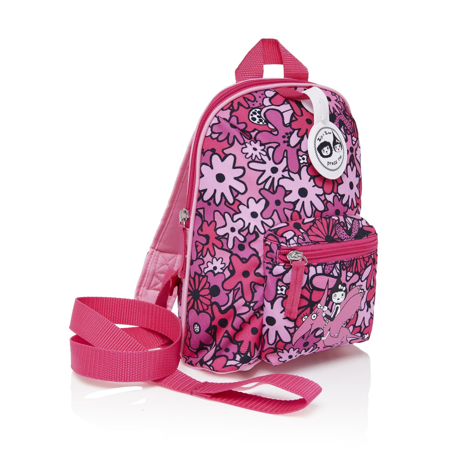 Zip & Zoe Mini Backpack Floral - Pink