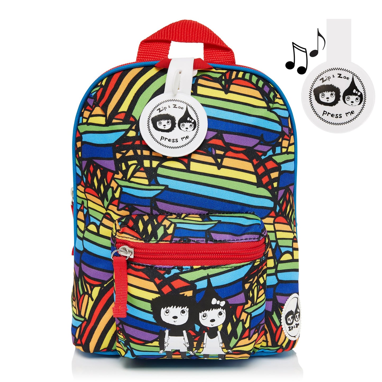 Zip & Zoe Mini Backpack - Rainbow