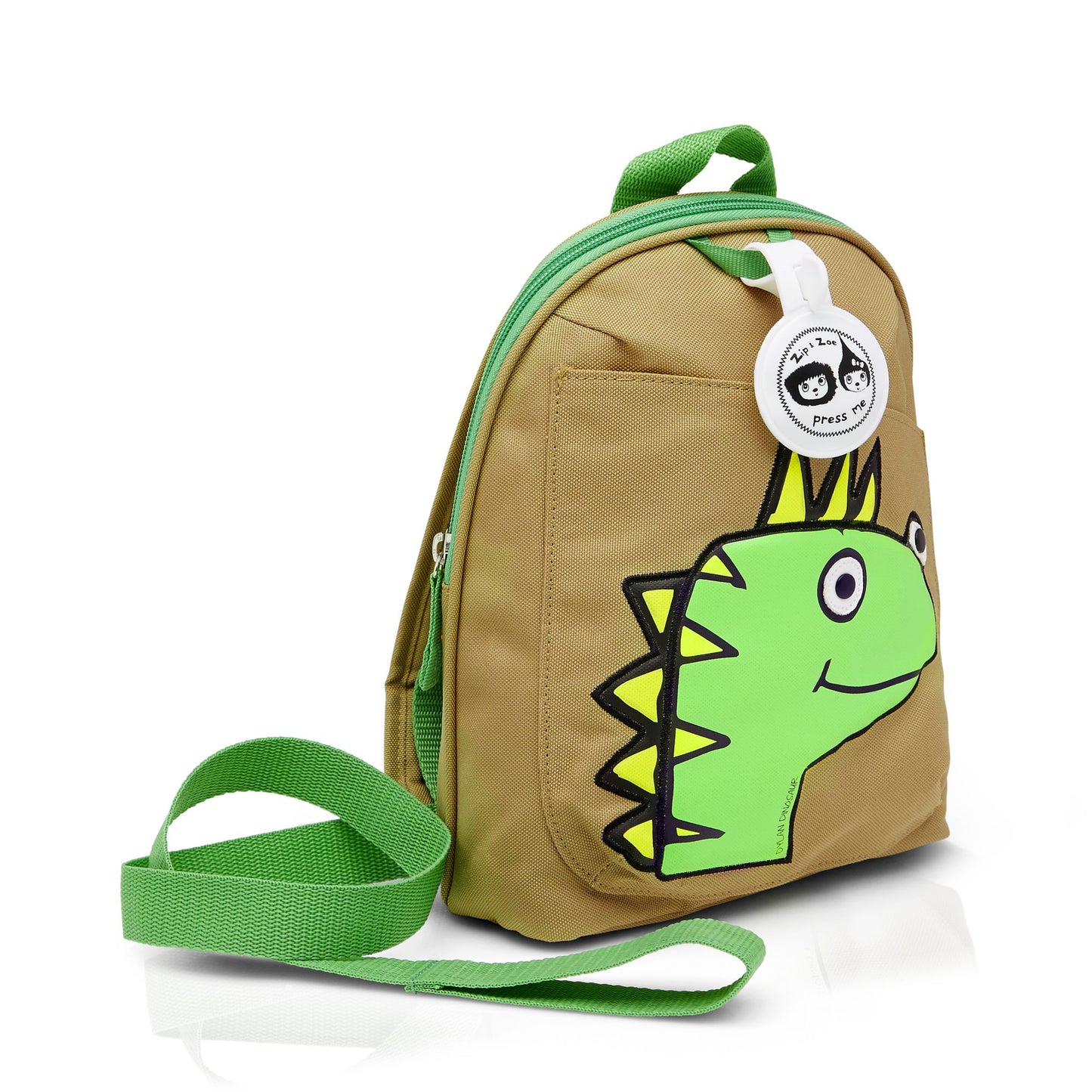 Zip & Zoe Mini Backpack Dino - Dylan Face